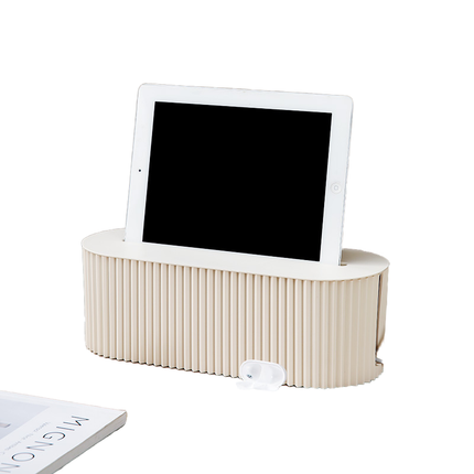 Cable Management Storage Box with Surge Protector – Power Strip Cover & Cord Organizer