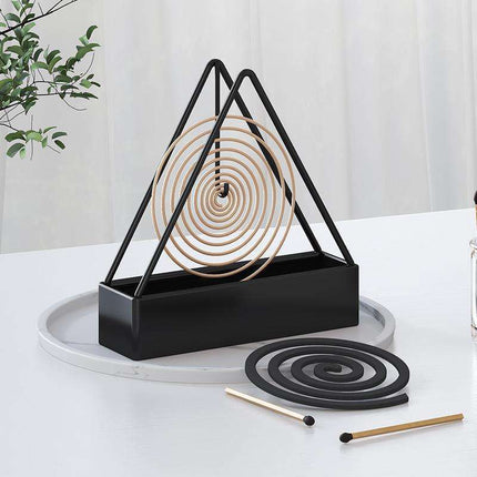 Fireproof Metal Mosquito Coil Holder - Portable & Stylish Design (Pack of 2)