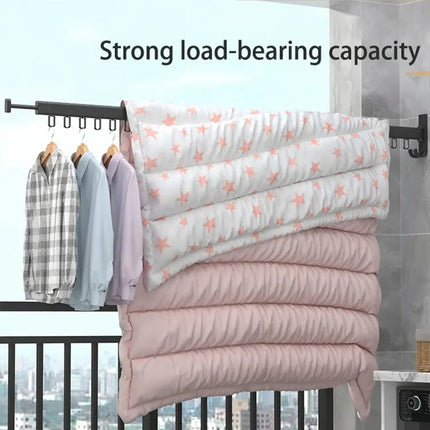 Space Saving Aluminum Clothes Drying Rack - Extendable & Foldable