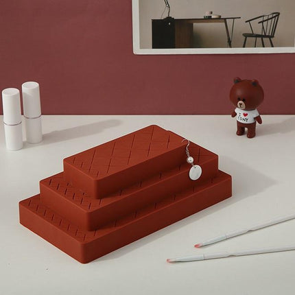 Silicone Lipstick Holder Cosmetic Organizer - Lipstick Holder Makeup Display Case