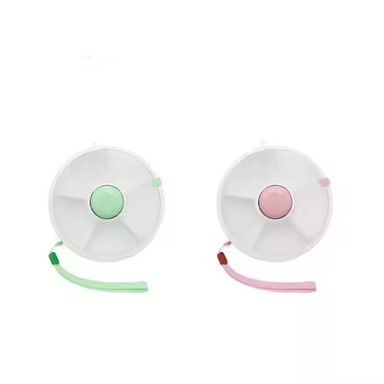 Rotating Snack Container – Multi-Compartment Reusable Snack Box & Dry Fruit Organizer