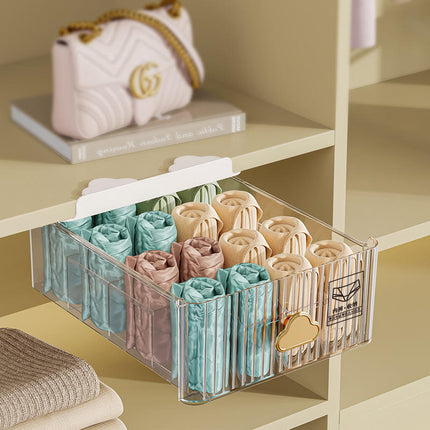 Hanging Storage Box - Wall-Mount, Space-Saver Transparent Drawer