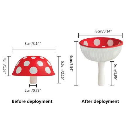 Mushroom Design Funnel - Silicone & Foldable