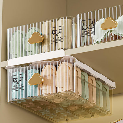 Hanging Storage Box - Wall-Mount, Space-Saver Transparent Drawer