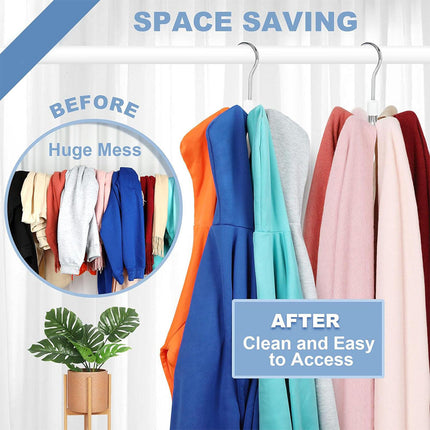 Organize & Freshen Your Closet - 360° Swivel Hangers with Cedar