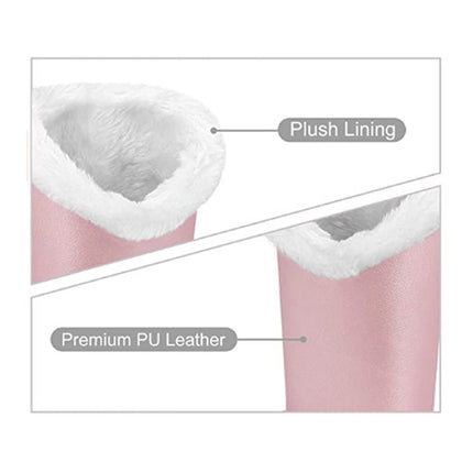 Plush Leather Glasses Holder - Protective Eyeglass Stand