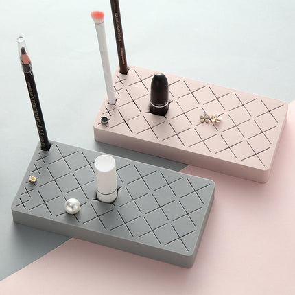 Silicone Lipstick Holder Cosmetic Organizer - Lipstick Holder Makeup Display Case