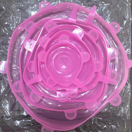 Stretchable Food Wrap - Reusable & Airtight Silicone Covers for Bowls