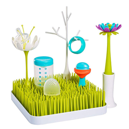 Kitchen Dish Drainer Rack - Baby Bottle Drying Rack with Fun Grass Design