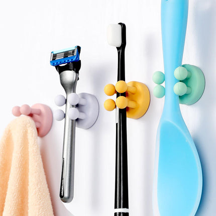 Multi-Function Waterproof Adhesive Hook - Perfect for Bathroom & Kitchen