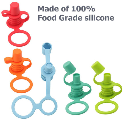 Spill-Proof Sippy Top – Silicone Bottle Lid for Kids & Adults