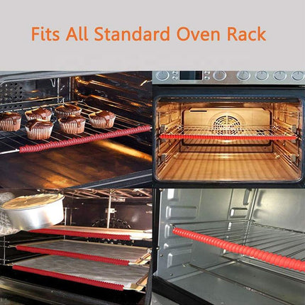 Oven Rack Silicone Shields - Protect Against Burns