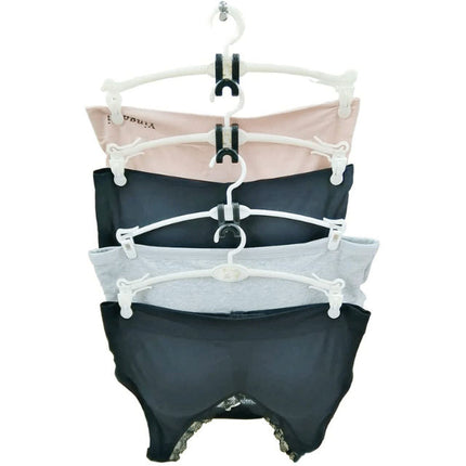 Space-Saving Cascading Hanger Links for Clothes & Wardrobe Organization