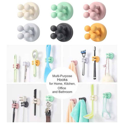 Multi-Function Waterproof Adhesive Hook - Perfect for Bathroom & Kitchen