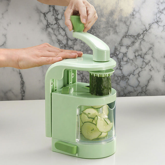 Handheld Vegetable Spiralizer – 4 Blade Spiral Cutter