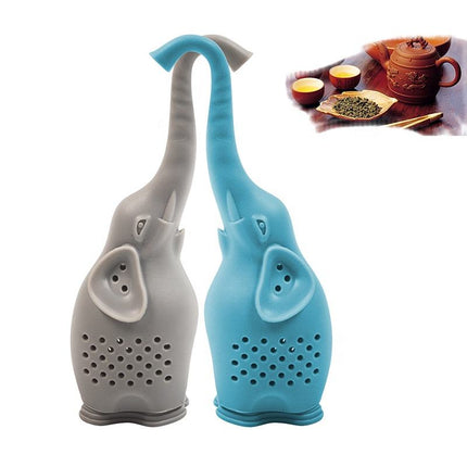 Portable Elephant Tea Strainer - Fun Silicone Tea Infuser