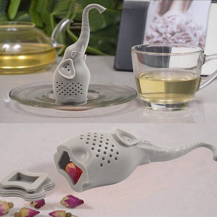 Portable Elephant Tea Strainer - Fun Silicone Tea Infuser