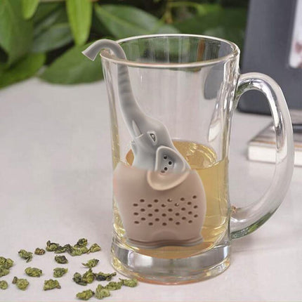 Portable Elephant Tea Strainer - Fun Silicone Tea Infuser