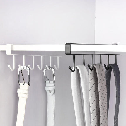 Multifunction Kitchen Mug Rack - 6 Hooks