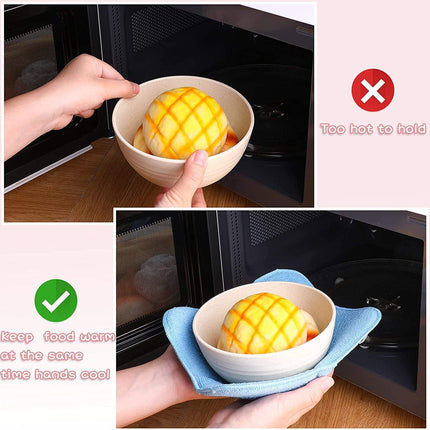 High-Quality Microwave Bowl Huggers Set -Non-Slip, Heat-Resistant