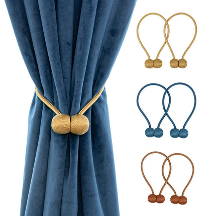 Easy Curtain Holders - Magnetic Tie Backs for Drapery