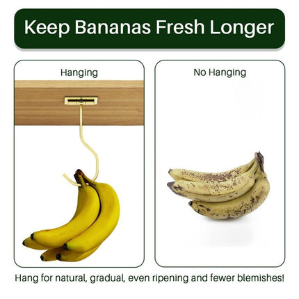 Space-Saving Banana Holder - Magnetic Foldable Design