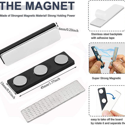 Blackout Curtain Magnetic Closures - No Drill Required