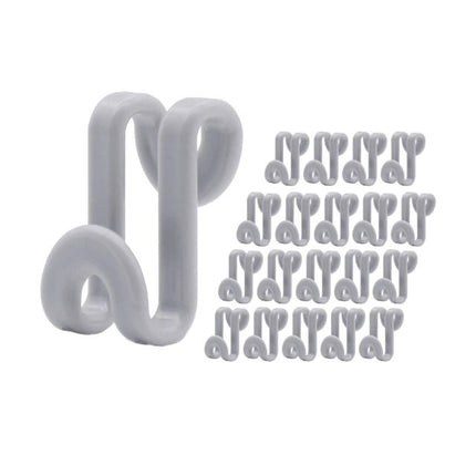 Space-Saving Cascading Hanger Links for Clothes & Wardrobe Organization