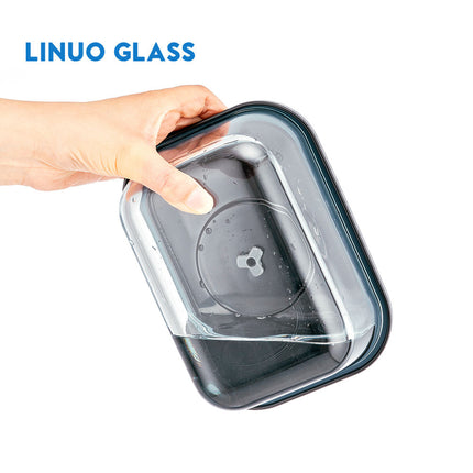 Airtight Glass Food Container with Vacuum Pump - Keeps Food Fresh Longer