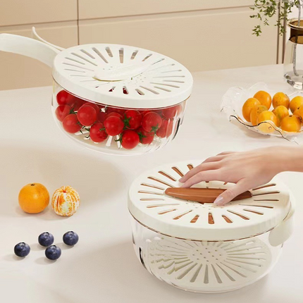 Collapsible Multifunctional Fruit Storage & Drainable Wash Container