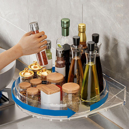 360° Rotating Multifunction Storage Rack | Kitchen Seasoning Organizer & Bathroom Corner Shower Caddy