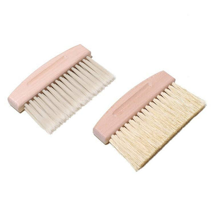 Mini Sweeping Set - Wooden Brush, Metal Dustpan, Compact Design