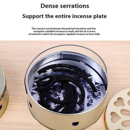 Mosquito Coil Stand with Handle for Outdoor & Indoor Use