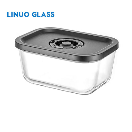 Airtight Glass Food Container with Vacuum Pump - Keeps Food Fresh Longer