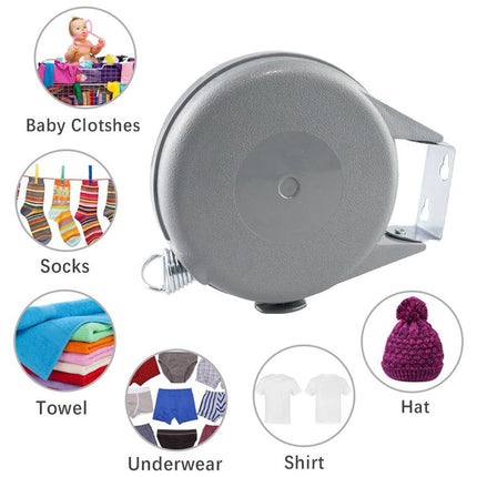 Non-Sagging Clothesline - Heavy Duty & Windproof for Laundry