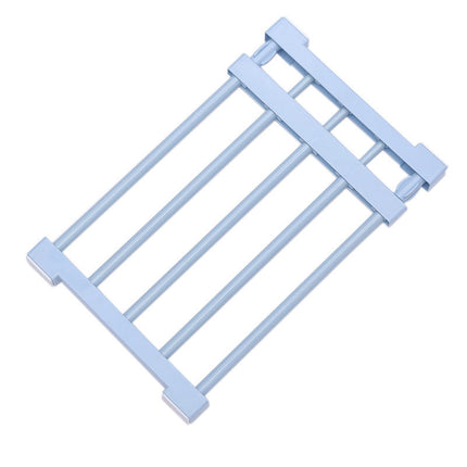 Extendable Punch-Free Closet Storage Rack – Adjustable Wardrobe Shelf & Tension Rod