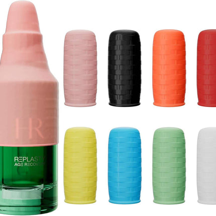 4 Pieces Silicone Travel Bottle Covers for Toiletries - Durable & Waterproof