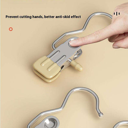 Multi-Purpose Seamless Clothing Clip Hooks – Strong Metal Clips