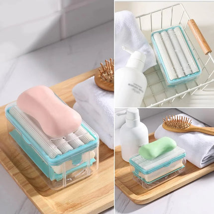 Foaming Soap Box with Roller - 2-in-1 Cleaning Solution
