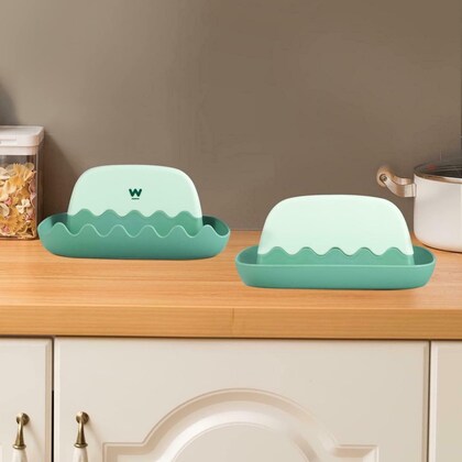 Countertop Spoon & Lid Rest – Plastic Utensil Holder for Ladles, Spatulas & Cooking Lids