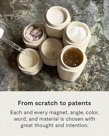 Daily Routine Capsule Set - Magnetic Containers with Lids