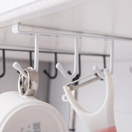 Multifunction Kitchen Mug Rack - 6 Hooks