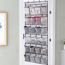 Dual-Sided Wardrobe Organizer - Mesh Pockets, Rotating Hanger & Over-the-Door Storage