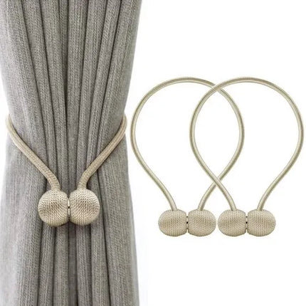 Easy Curtain Holders - Magnetic Tie Backs for Drapery