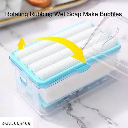 Foaming Soap Box with Roller - 2-in-1 Cleaning Solution