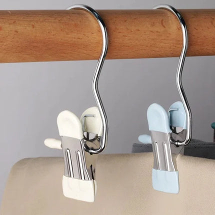 Multi-Purpose Seamless Clothing Clip Hooks – Strong Metal Clips