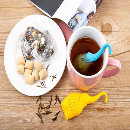 Portable Elephant Tea Strainer - Fun Silicone Tea Infuser