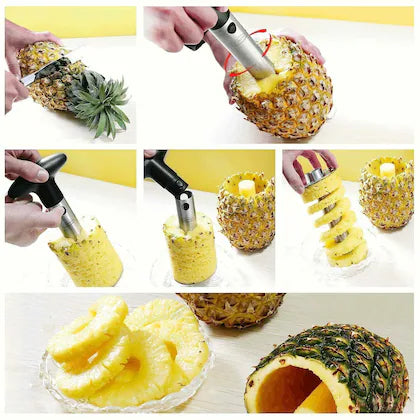 Pineapple Cutter & Corer - Manual Fruit Tool